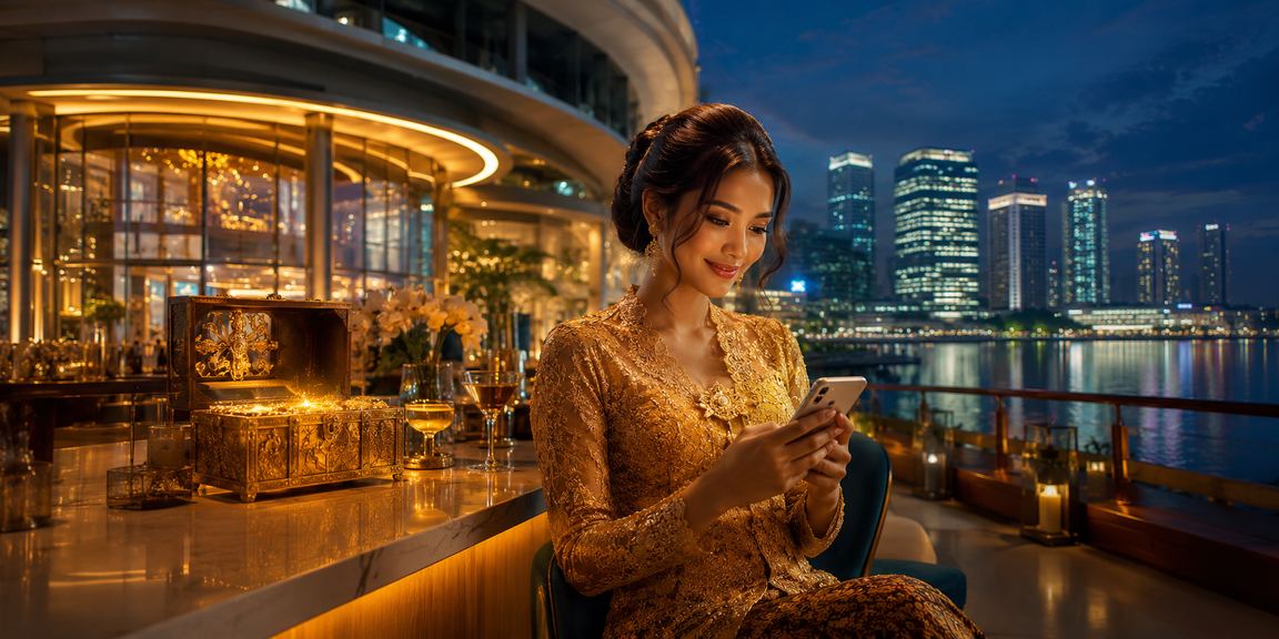 Pengguna Petaling Jaya menyemak odds perlawanan melalui telefon jkc88